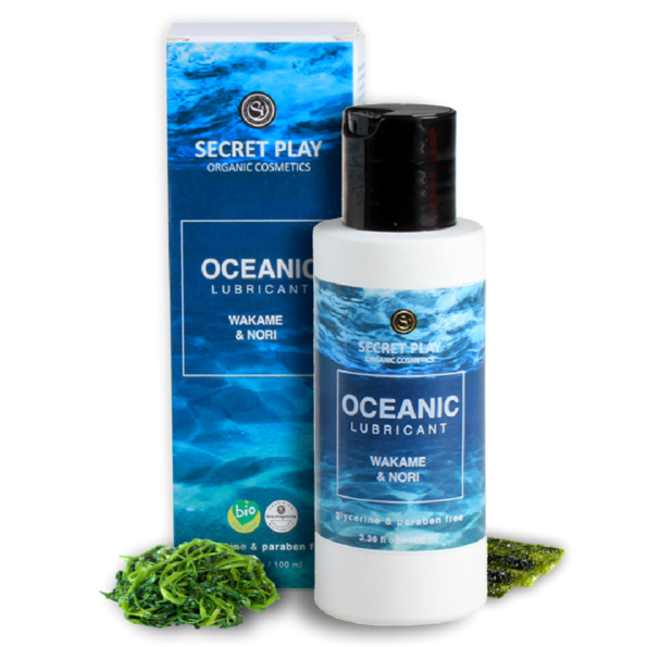 SECRETPLAY - LUBRIFIANT BIO OCÉANIQUE 100ml-SECRETPLAY COSMETIC-sextoys-lingerie-bdsm-hygiène-sexshop