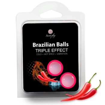 SECRETPLAY - SET 2 BALLES BRÉSILIENNES TRIPLE EFFET-SECRETPLAY COSMETIC-sextoys-lingerie-bdsm-hygiène-sexshop