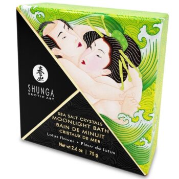 SHUNGA - BAIN OU SELS SAVEUR LOTUS 75 GR-SHUNGA BATH EXPERIENCE-sextoys-lingerie-bdsm-hygiène-sexshop