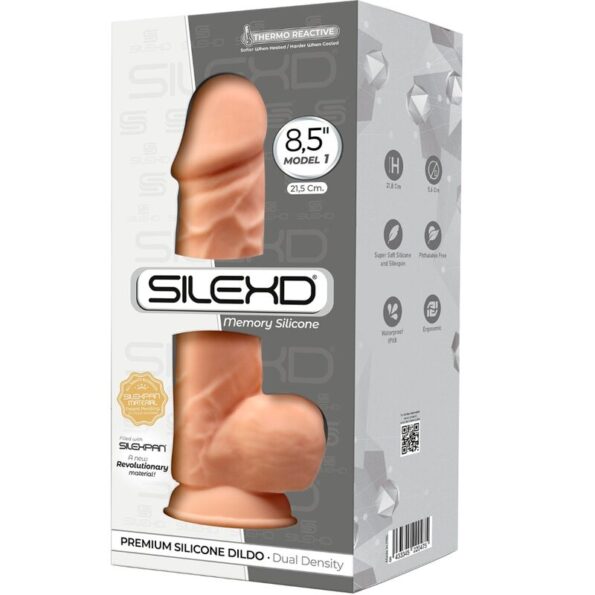 SILEXD - MODÈLE 1 PÉNIS RÉALISTE PREMIUM SILEXPAN SILICONE 21.5 CM-SILEXD-sextoys-lingerie-bdsm-hygiène-sexshop