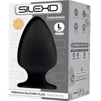 SILEXD - PLUG ANAL MODÈLE 1 PREMIUM SILEXPAN SILICONE PREMIUM THERMOREACTIF TAILLE L-SILEXD-sextoys-lingerie-bdsm-hygiène-sexshop