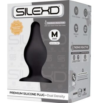 SILEXD - PLUG ANAL MODÈLE 2 PREMIUM SILEXPAN SILICONE PREMIUM THERMOREACTIF TAILLE M-SILEXD-sextoys-lingerie-bdsm-hygiène-sexshop