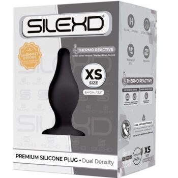 SILEXD - PLUG ANAL MODÈLE 2 PREMIUM SILEXPAN SILICONE PREMIUM THERMOREACTIF TAILLE XS-SILEXD-sextoys-lingerie-bdsm-hygiène-sexshop