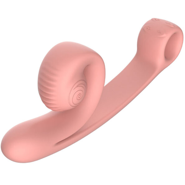 SNAIL VIBE - VIBRATEUR CURVE PÊCHE-SNAIL VIBE-sextoys-lingerie-bdsm-hygiène-sexshop