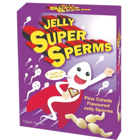 SPENCER & FLEETWOOD - JELLY SUPER SPERM GUMMIES FORME SPERME 120 GR-SPENCER & FLETWOOD-sextoys-lingerie-bdsm-hygiène-sexshop