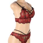 SUBBLIME – SET ENSEMBLE DEUX PIÈCES TOP ET CULOTTE EN DENTELLE L/XL