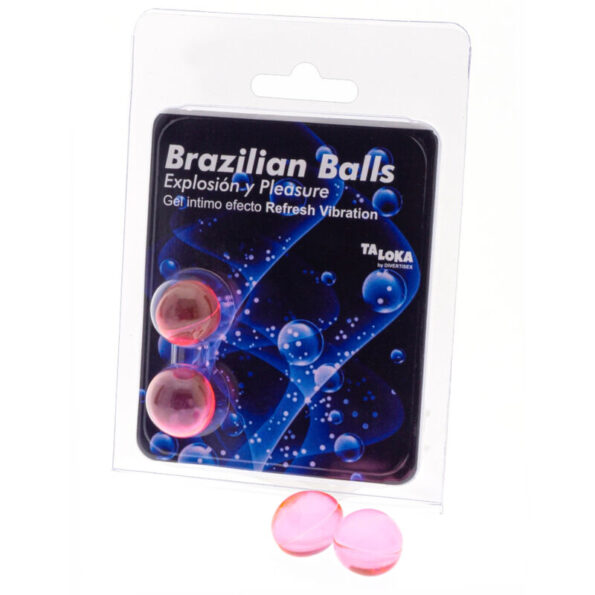 TALOKA - 2 BALLES BRÉSILIENNES REFRESH EFFET VIBRANT GEL EXCITANT-TALOKA-sextoys-lingerie-bdsm-hygiène-sexshop