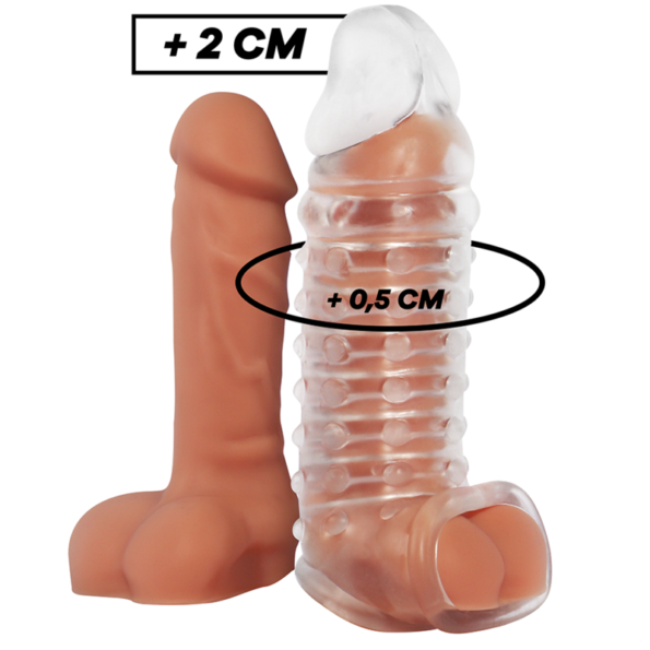 VIRILXL - EXTENSION DE PÉNIS ET GAINE V11 TRANSPARENTE-VIRILXL-sextoys-lingerie-bdsm-hygiène-sexshop