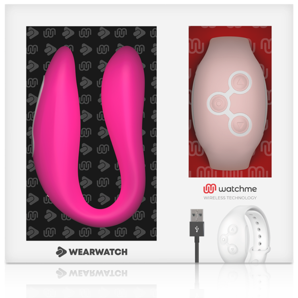 WEARWATCH - VIBRATEUR WATCHME DOUBLE TECHNOLOGIE FUCHSIA / ROSE-WEARWATCH-sextoys-lingerie-bdsm-hygiène-sexshop