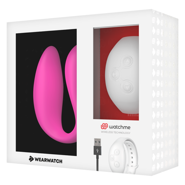 WEARWATCH - WATCHME VIBRATEUR DOUBLE TECHNOLOGIE FUCHSIA / NEIGE-WEARWATCH-sextoys-lingerie-bdsm-hygiène-sexshop