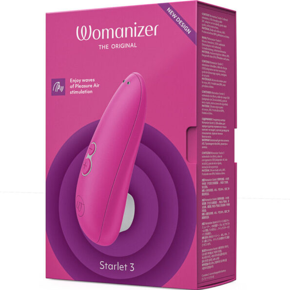 WOMANIZER - STIMULATEUR CLITORAL STARLET 3 ROSE-WOMANIZER-sextoys-lingerie-bdsm-hygiène-sexshop