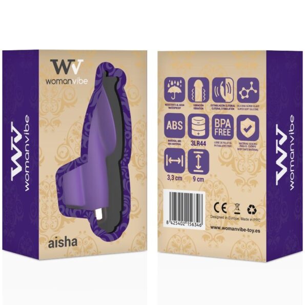 WOMANVIBE - FINGER DE STIMULATEUR EN SILICONE AISHA FEMME-WOMANVIBE-sextoys-lingerie-bdsm-hygiène-sexshop