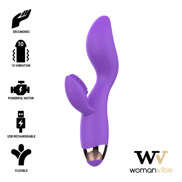 WOMANVIBE - VIBRATEUR EN SILICONE RECHARGEABLE DONNA-WOMANVIBE-sextoys-lingerie-bdsm-hygiène-sexshop