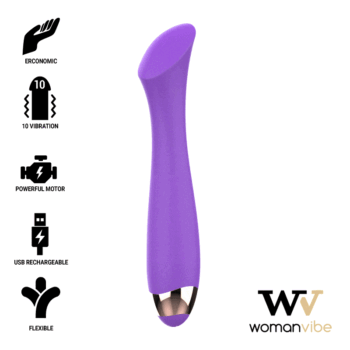 WOMANVIBE - VIBRATEUR RECHARGEABLE EN SILICONE MANDY POINT "K"-WOMANVIBE-sextoys-lingerie-bdsm-hygiène-sexshop