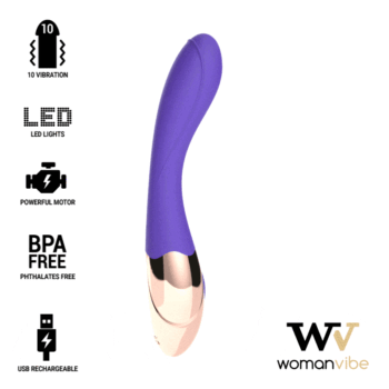 WOMANVIBE - VIBRATEUR RECHARGEABLE EN SILICONE SUNNY-WOMANVIBE-sextoys-lingerie-bdsm-hygiène-sexshop