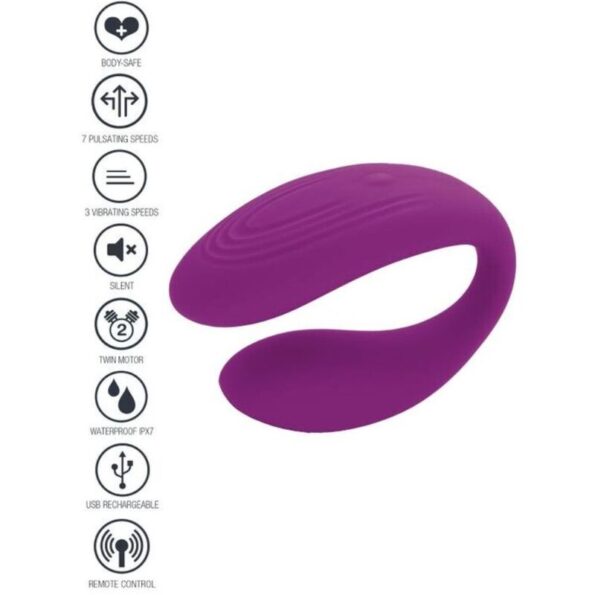 XOCOON - VIBRATEUR BOUND LOVE COUPLES VIOLET-XOCOON-sextoys-lingerie-bdsm-hygiène-sexshop