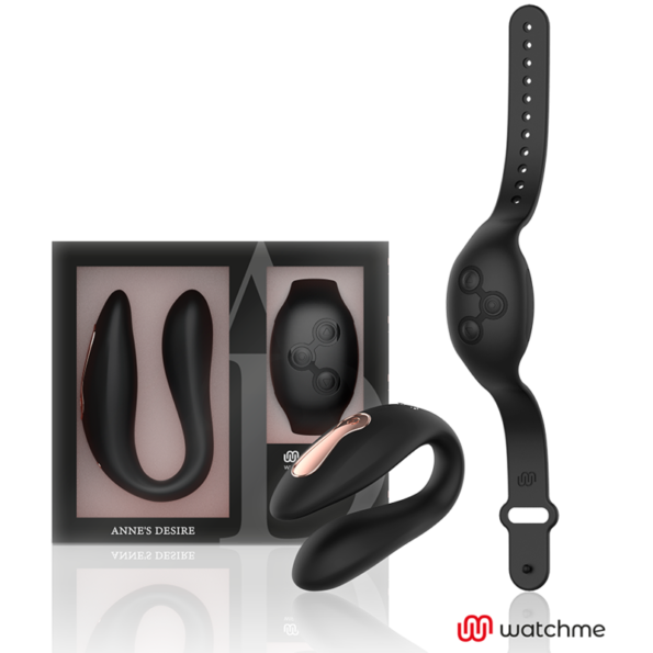 ANNE'S DESIRE - DUAL PLEASURE TECNOLOG A WATCHME NOIR-ANNE'S DESIRE-sextoys-lingerie-bdsm-hygiène-sexshop