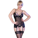 CHILIROSE – CR 4415 ENSEMBLE CORSET NOIR L/XL