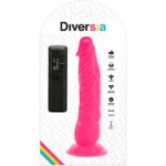 DIVERSIA – DILDO VIBRANT FLEXIBLE ROSE 21 CM -O- 4.9 CM