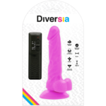 DIVERSIA – DILDO VIBRANT FLEXIBLE VIOLET 18 CM -O- 4 CM