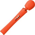 FUN FACTORY - VIM SILICONE RECHARGEABLE VIBRANT LESTÉ RUMBLE WAND SUNRISE ORANGE-FUN FACTORY-sextoys-lingerie-bdsm-hygiène-sexshop