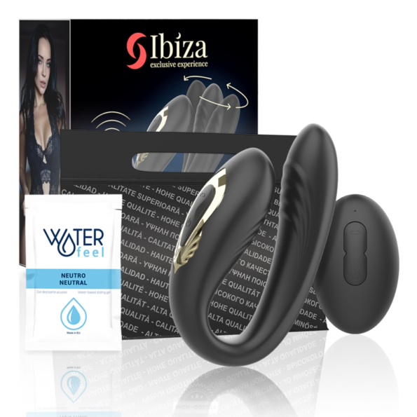 IBIZA - DOUBLE VIBRATEUR ROTATIF-IBIZA TECHNOLOGY-sextoys-lingerie-bdsm-hygiène-sexshop