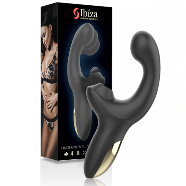 IBIZA - VIBRATEUR  DOIGTÉS ET  PULSATIONS-IBIZA TECHNOLOGY-sextoys-lingerie-bdsm-hygiène-sexshop