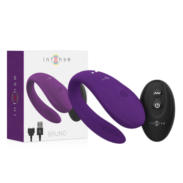 INTENSE - BRUNO PARTNER PLAISIR DOUBLE LILAS-INTENSE COUPLES TOYS-sextoys-lingerie-bdsm-hygiène-sexshop