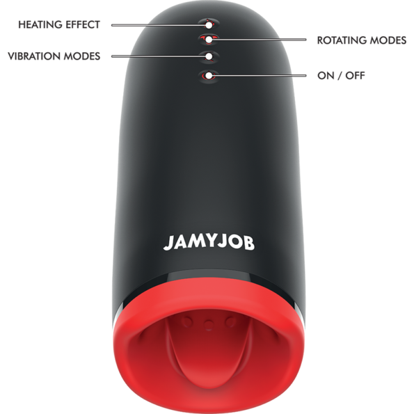 JAMYJOB - MASTURBATEUR CHAUFFANT ET ROTATION SPIN-X-JAMYJOB-sextoys-lingerie-bdsm-hygiène-sexshop