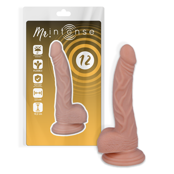 MR INTENSE - 12 PÉNIS RÉALISTE 18.2 CM -O- 2.5 CM-MR. INTENSE-sextoys-lingerie-bdsm-hygiène-sexshop