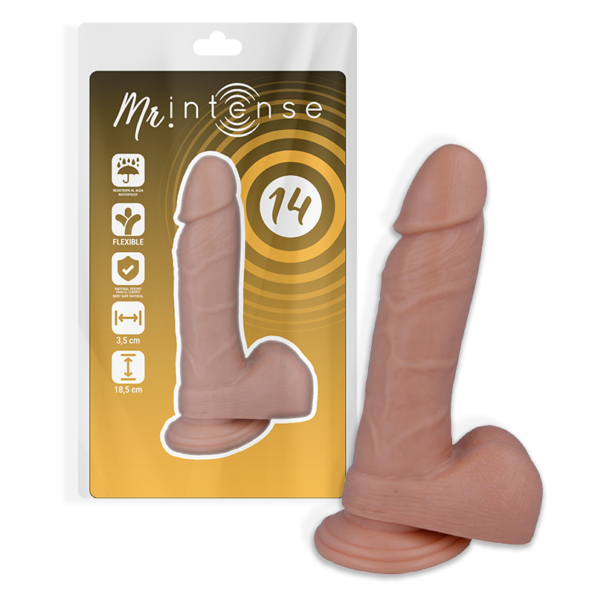 MR INTENSE - 14 PÉNIS RÉALISTE 18.5 CM -O- 3.8 CM-MR. INTENSE-sextoys-lingerie-bdsm-hygiène-sexshop