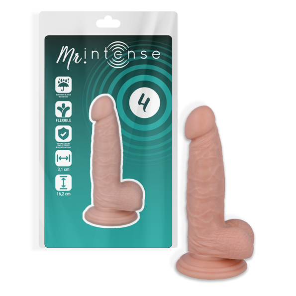 MR INTENSE - 4 PÉNIS RÉALISTE 16.2 CM -O- 3.1 CM-MR. INTENSE-sextoys-lingerie-bdsm-hygiène-sexshop