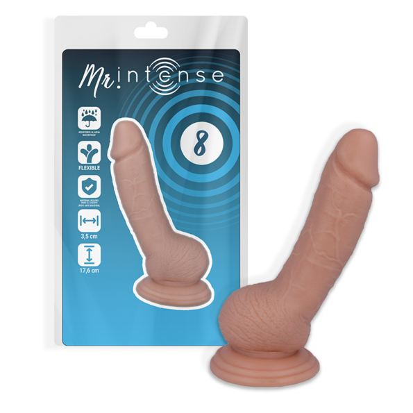 MR INTENSE - 8 PÉNIS RÉALISTE 17.6 CM -O- 3.5 CM-MR. INTENSE-sextoys-lingerie-bdsm-hygiène-sexshop