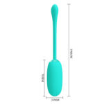 PRETTY LOVE – JULIUS OEUF VIBRANT IMPERMÉABLE-RECHARGEABLE AQUA VERT