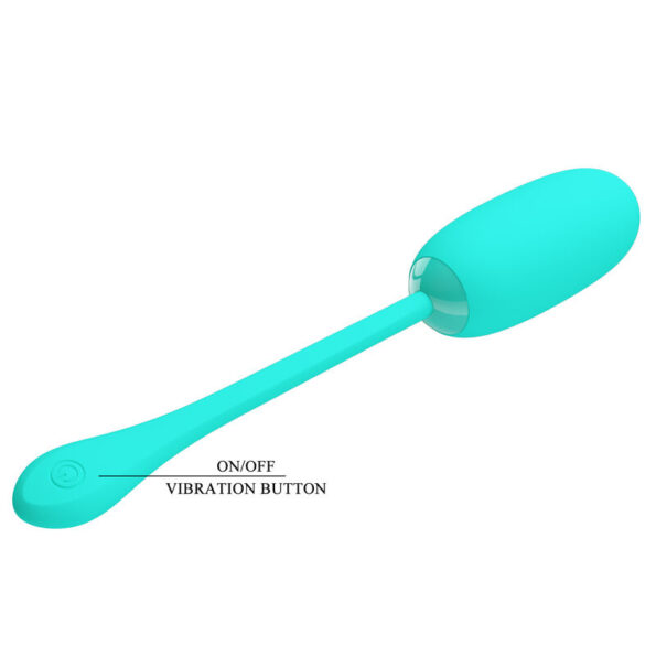 PRETTY LOVE - JULIUS OEUF VIBRANT IMPERMÉABLE-RECHARGEABLE AQUA VERT-PRETTY LOVE SMART-sextoys-lingerie-bdsm-hygiène-sexshop