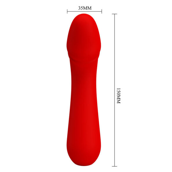 PRETTY LOVE - VIBRATEUR RECHARGEABLE CETUS ROUGE-PRETTY LOVE SMART-sextoys-lingerie-bdsm-hygiène-sexshop