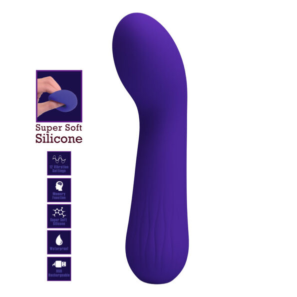 PRETTY LOVE - VIBRATEUR RECHARGEABLE FAUN VIOLET-PRETTY LOVE SMART-sextoys-lingerie-bdsm-hygiène-sexshop