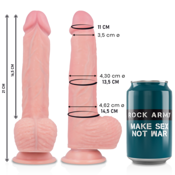 ROCKARMY - GODE EN SILICONE LIQUIDE PREMIUM SPITFIRE 21 CM -O- 4.62 CM-ROCK ARMY-sextoys-lingerie-bdsm-hygiène-sexshop