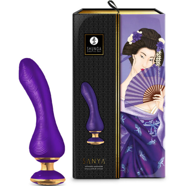 SHUNGA - MASSEUR INTIME SANYA VIOLET-SHUNGA TOYS-sextoys-lingerie-bdsm-hygiène-sexshop