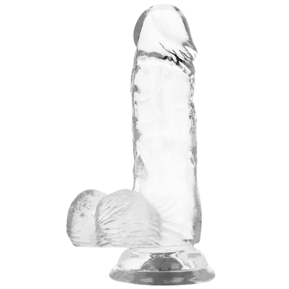 X RAY - BITE TRANSPARENTE AVEC BOULES 15.5 CM -O- 3.5 CM-X RAY-sextoys-lingerie-bdsm-hygiène-sexshop