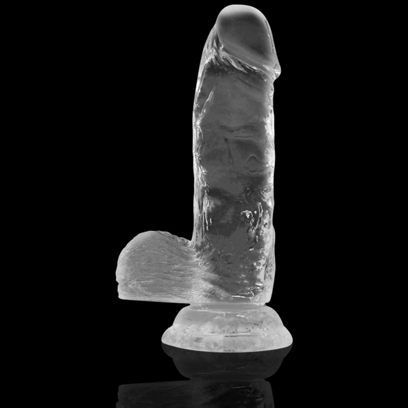 X RAY - BITE TRANSPARENTE AVEC BOULES 15.5 CM -O- 3.5 CM-X RAY-sextoys-lingerie-bdsm-hygiène-sexshop