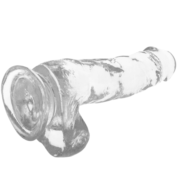 X RAY - HARNAIS + BITE TRANSPARENT AVEC BILLES 18.5 CM -O- 3.8 CM-X RAY-sextoys-lingerie-bdsm-hygiène-sexshop