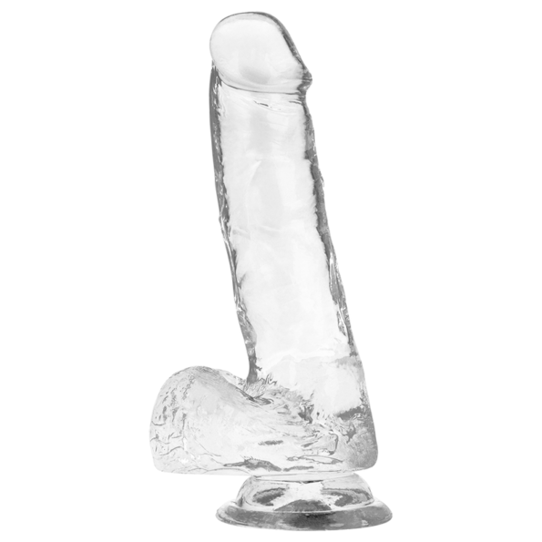 X RAY - HARNAIS + BITE TRANSPARENT AVEC BILLES 18.5 CM -O- 3.8 CM-X RAY-sextoys-lingerie-bdsm-hygiène-sexshop