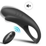 ARMONY – ANNEAU VIBRATEUR SHARK POUR COUPLES TÉLÉCOMMANDE NOIR