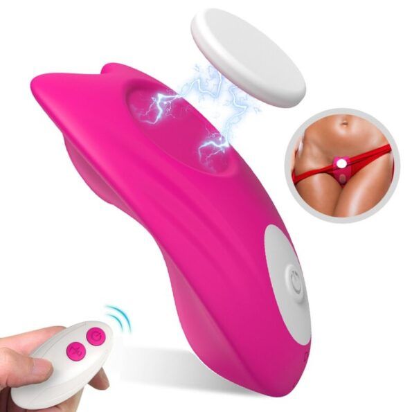 ARMONY - CULOTTE PORTABLE PAPILLON VIBRATEUR TÉLÉCOMMANDE ROSE-ARMONY WEARABLES-sextoys-lingerie-bdsm-hygiène-sexshop