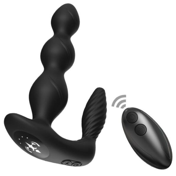 ARMONY - MANFUN VIBRATEUR & STIMULATEUR ANAL PLUG TÉLÉCOMMANDE NOIR-ARMONY FOR HIM-sextoys-lingerie-bdsm-hygiène-sexshop