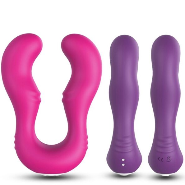 ARMONY - VIBRATEUR SERAPH DOUBLE TÉLÉCOMMANDE VIOLET-ARMONY VIBRATORS-sextoys-lingerie-bdsm-hygiène-sexshop