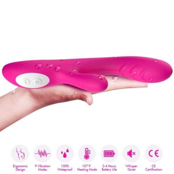 ARMONY - VIBRATEUR SPARK EFFET CHALEUR FUCHSIA-ARMONY VIBRATORS-sextoys-lingerie-bdsm-hygiène-sexshop