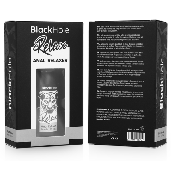 BLACK HOLE - SPRAY RELAXANT ANAL À BASE D'EAU 30 ML-BLACK HOLE-sextoys-lingerie-bdsm-hygiène-sexshop