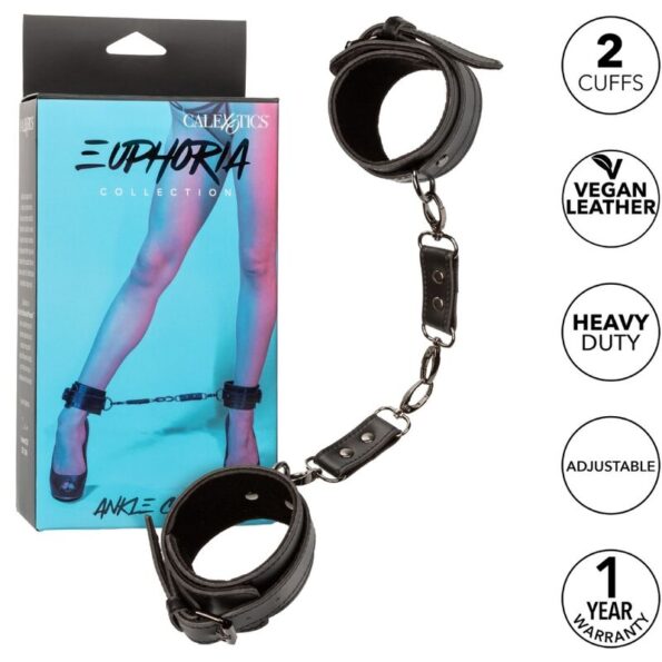 CALIFORNIA EXOTICS - EUPHORIA MANCHETTES DE CHEVILLE-CALIFORNIA EXOTICS-sextoys-lingerie-bdsm-hygiène-sexshop